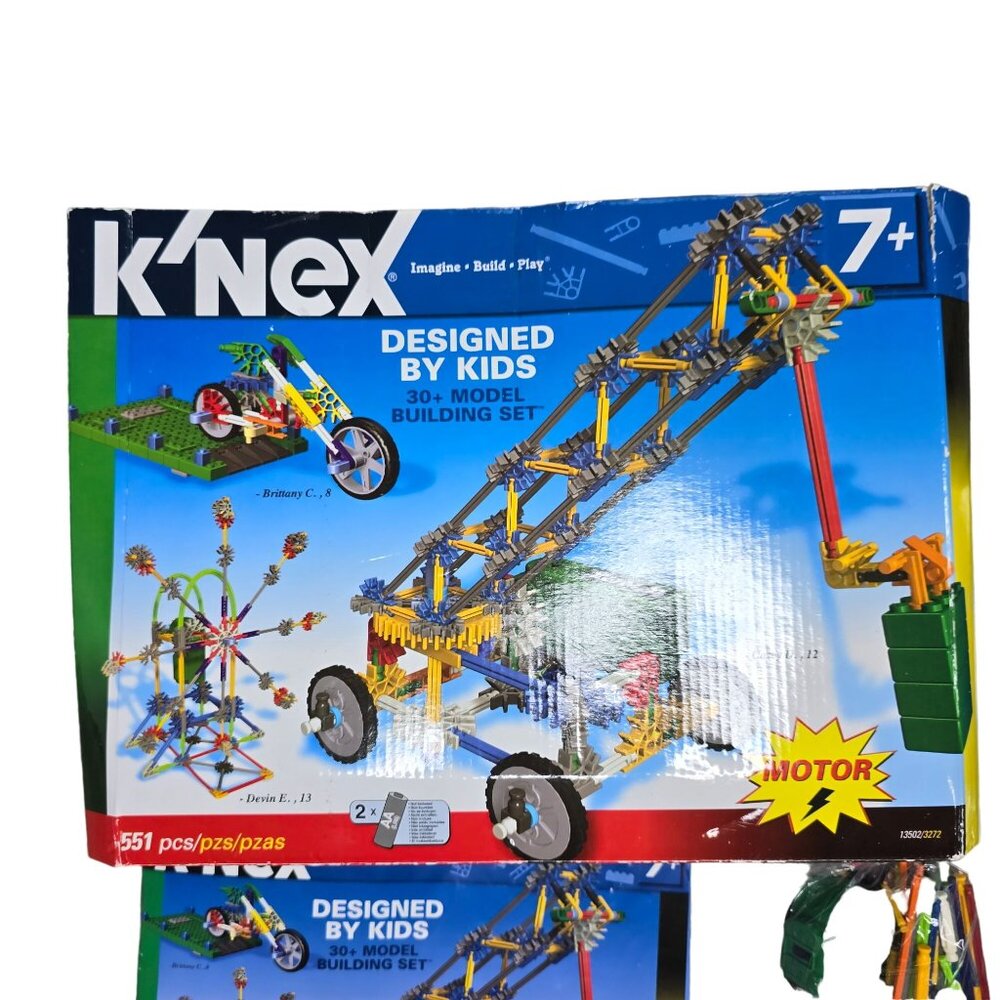 KNEX 30+ Model Building Set Motorized 7+ Box & Instructions Included STEM Toy Mu - Picture 6 of 6